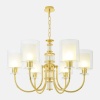 Подвесная люстра Crystal Lux ELENA SP6 GOLD