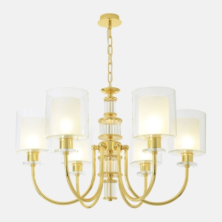 Подвесная люстра Crystal Lux ELENA SP6 GOLD