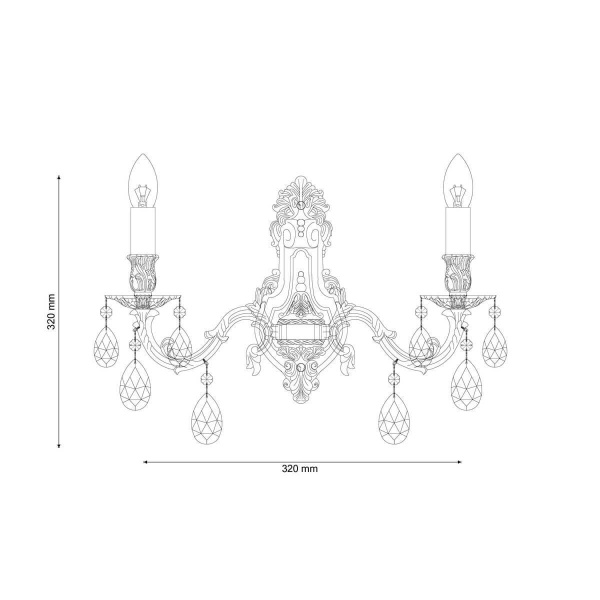 Бра Lucia Tucci Firenze W141.2 Cream White