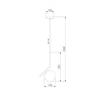Подвесной светильник Eurosvet Frost 50152/1 хром