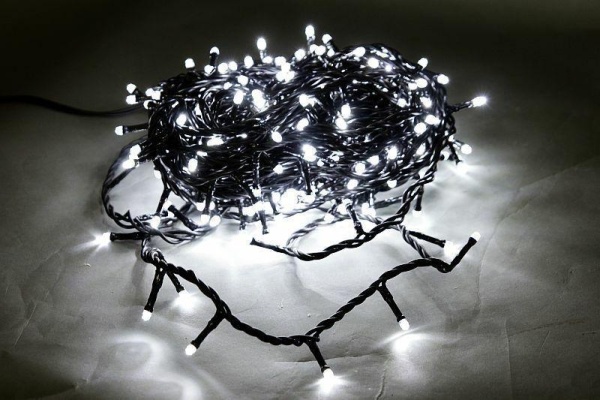 Cветодиодная гирлянда Sneha нить 230V белый статичный A-047R WT