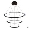 Подвесной светодиодный светильник Crystal Lux Manzana SP67W Led  Black