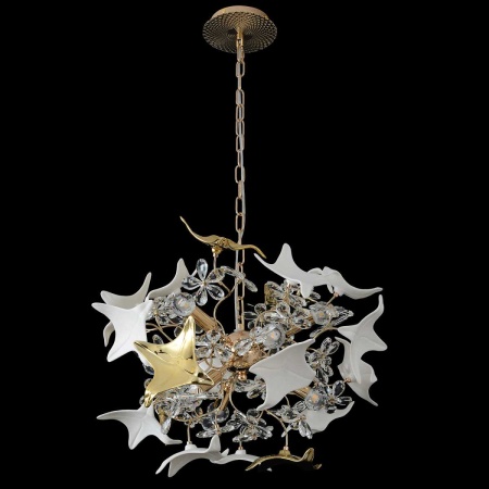 Подвесная люстра Crystal Lux LETISIA SP9 GOLD Подвесная люстра Crystal Lux LETISIA SP9 GOLD