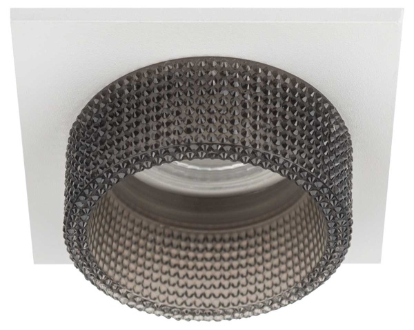 Светильник встраиваемый декоративный ЭРА DK110 WH/GR под лампу MR16 GU5.3 белый/серый Б0058408