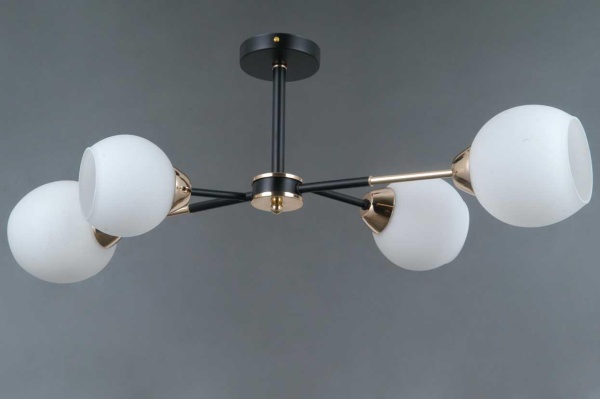 Люстра Illumico IL0715-4CSQ-24 BK GD LIBRA