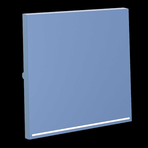 Клавиша для выключателя/переключателя одноклавишного с подсветкой, S70 (деним) Voltum VLS000215