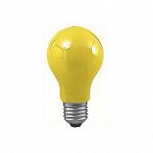 Лампа накаливания AGL Е27 40W груша желтая 40042