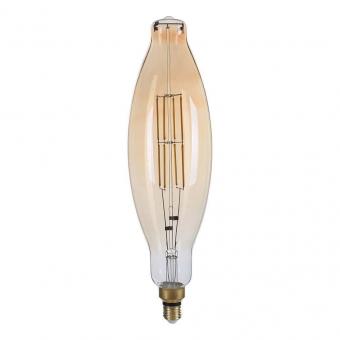 Лампа светодиодная филаментная Hiper E27 8W 2200K янтарная HL-2203