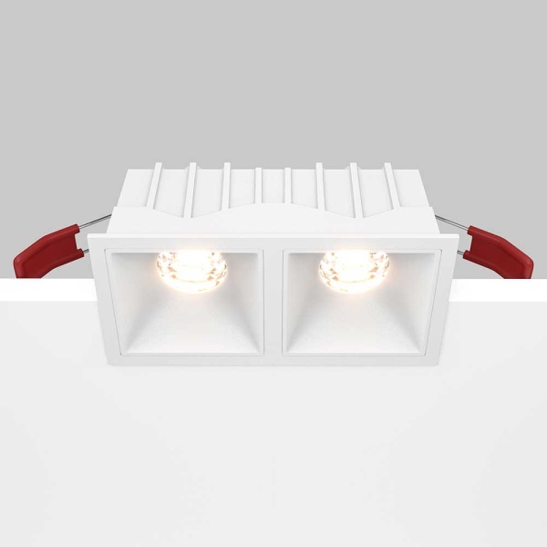 Встраиваемый светильник Maytoni Alfa LED DL043-02-10W3K-SQ-W