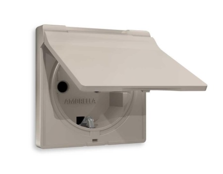 Лицевая панель розетки AMBRELLA VOLT AP3680