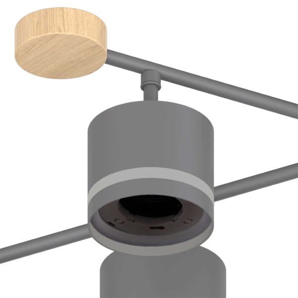 Люстра Reluce 78730-0.3-06 GX53 GREY+WOOD