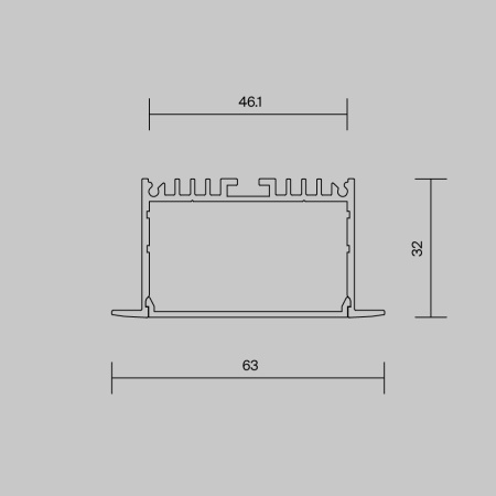 Алюминиевый профиль Maytoni Led Strip 632004