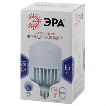 Лампа светодиодная ЭРА E27 85W 6500K матовая LED POWER T140-85W-6500-E27/E40