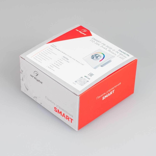 Панель управления Arlight Smart-P8-RGB-G-IN White 033764 Панель управления Arlight Smart-P8-RGB-G-IN White 033764