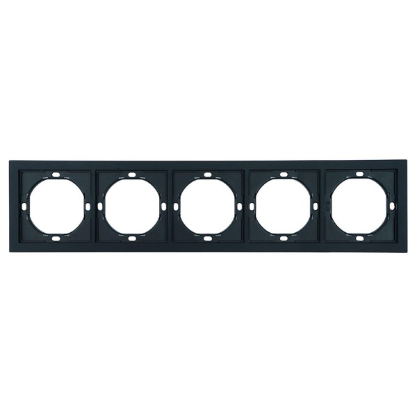 Рамка 5-местная, Stekker Мия, PFR00-3005-05, черный бархат 50465