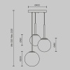 Подвесной светильник Maytoni Basic form MOD321PL-03G1