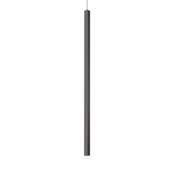 Подвесной светодиодный светильник Ideal Lux Ultrathin D100 Square Nero 194196