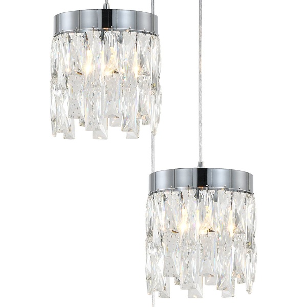 Подвесная люстра Indigo Anna V12029/3P Chrome V000497