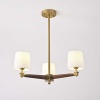 Подвесная люстра Imperium Loft Jorgenson D70 White/Dark Wood 203579-26