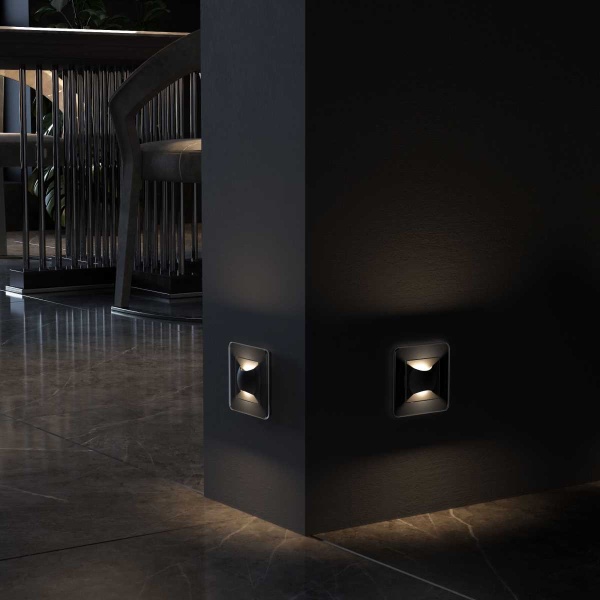 Встраиваемая LED подсветка Werkel черный матовый W1154508 4690389185601