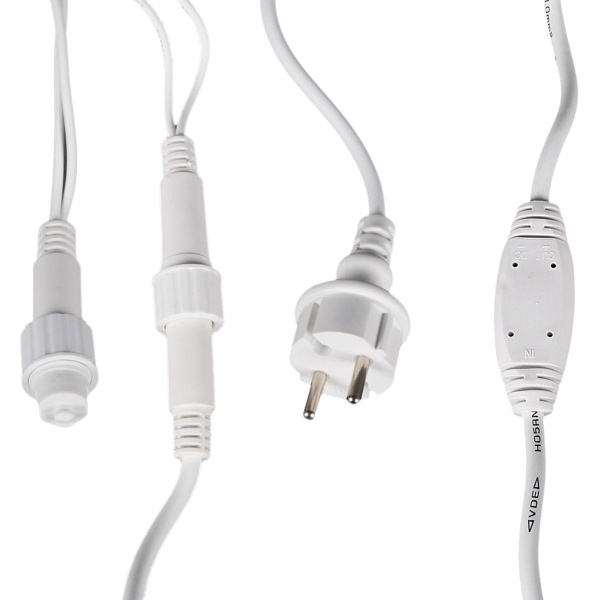 Cветодиодная гирлянда Sneha бахрома 230V белый мерцающий A-057B WW/W FLASH