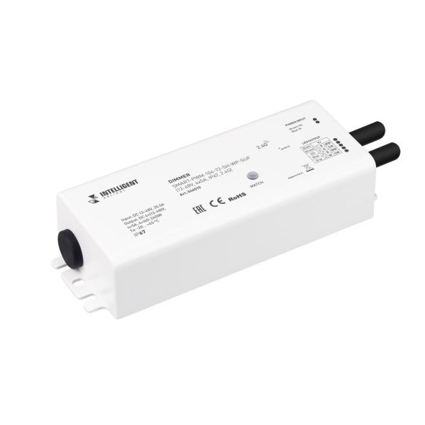 Диммер Arlight INTELLIGENT SMART-PWM-104-72-SH-WP-SUF (12-48V, 4x5A, IP67, 2.4G) 046519