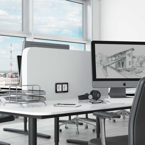 Розетка с заземлением Werkel белый матовый W1171061 4690389184703