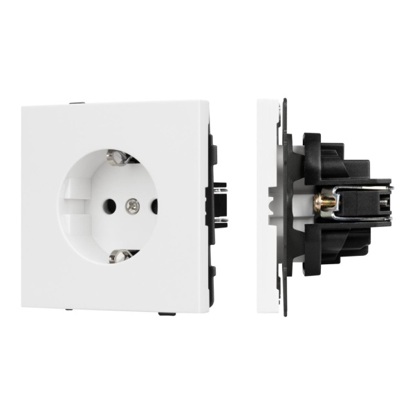 Механизм электрической розетки SCT-TENDO-MEU1-PL-WH (230V, 16A) Arlight 054078