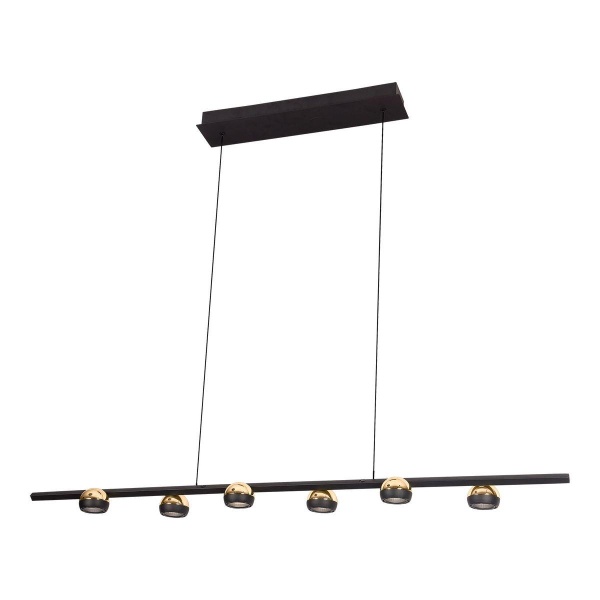 Подвесная светодиодная люстра Lussole Lassen LSP-7254