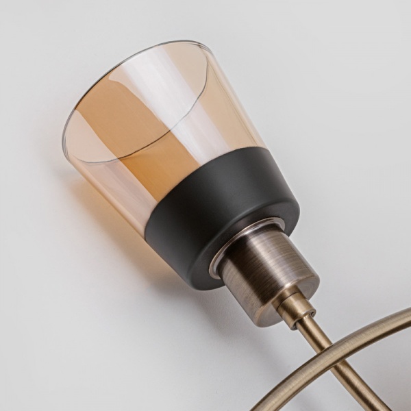 Потолочная люстра IMEX MD.4045-6-S AB+BK