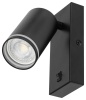 Настенный cветильник ЭРА WL19 BK GU10 MR16 IP20 Б0056360