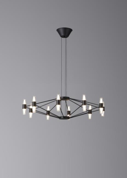 Люстра подвесная Alfa Light F3024-62 BLACK