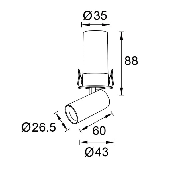 Встраиваемый светильник Mantra GARDA 9137