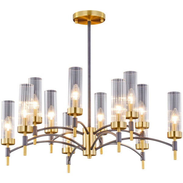 Потолочный светильник ILLUMICO IL5177-6+6PLS-29 BRASS TUBO