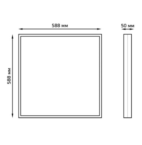 Потолочный светильник Gauss MiR Грильято опал G1-R3-00010-31A02-2003540