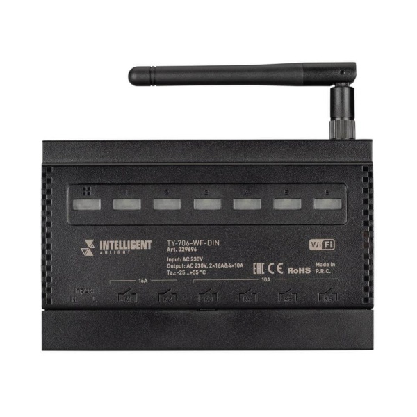 Релейный модуль Arlight TY-706-WF-DIN 029696 Релейный модуль Arlight TY-706-WF-DIN 029696