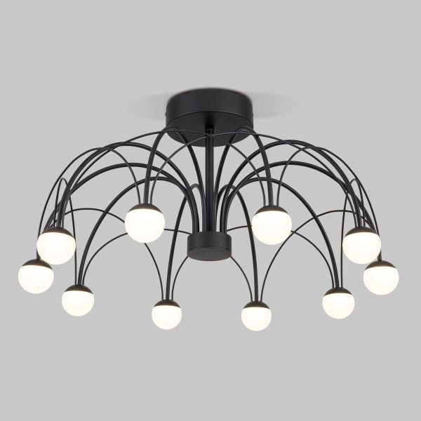 Потолочная светодиодная люстра Eurosvet Ragno 90035/10 LED черный