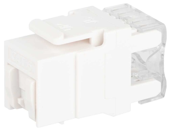 Коннектор ЭРА ОФИС 18-8002-01 RJ45 CAT6 UTP Keystone цвет белый Б0063290
