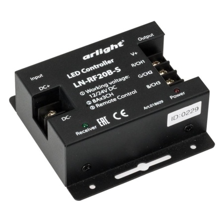 Контроллер Arlight LN-RF20B-S 018609 Контроллер Arlight LN-RF20B-S 018609