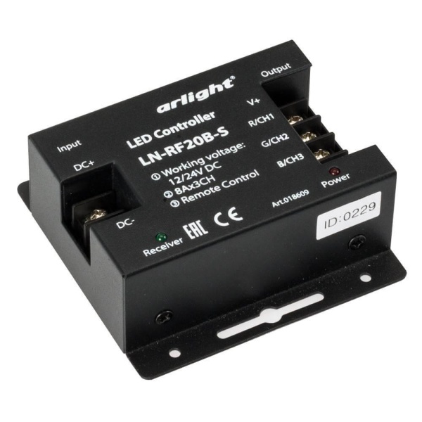 Контроллер Arlight LN-RF20B-S 018609 Контроллер Arlight LN-RF20B-S 018609