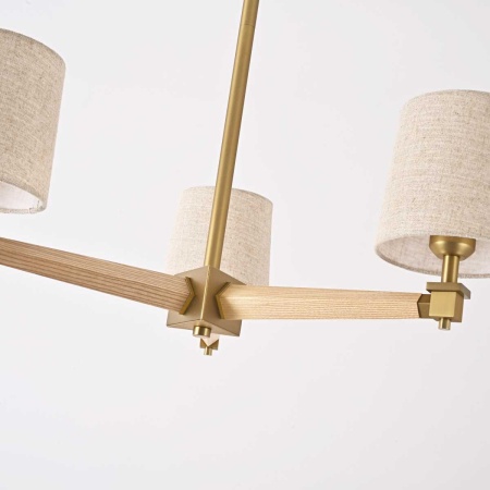 Подвесная люстра Imperium Loft Jorgenson D70 Beige/Light Wood 203577-26