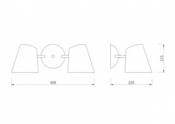 Бра Freya Nordic FR5127WL-02B