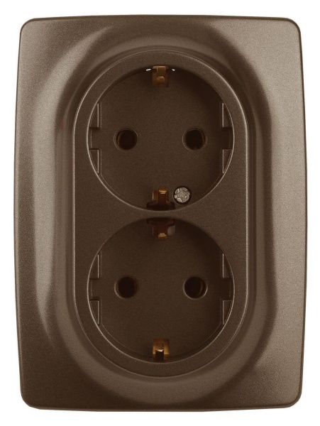 Розетка ЭРА 12 2x2P E Schuko со шторками 16A 250V 12-2108-13 Б0036449 Розетка ЭРА 12 2x2P E Schuko со шторками 16A 250V 12-2108-13 Б0036449