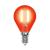 Лампа светодиодная (UL-00002985) E14 5W красный LED-G45-5W/RED/E14 GLA02RD
