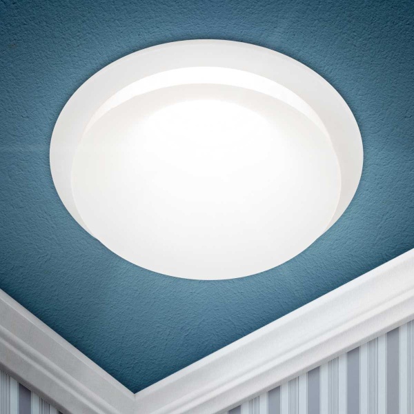 Светильник встраиваемый декоративный ЭРА KL103 WH под лампу MR16 GU5.3 белый Б0056349