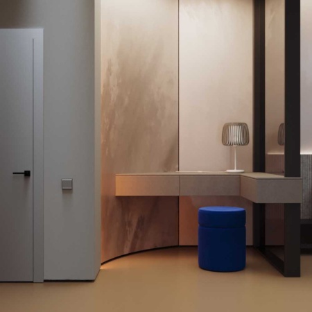 Выключатель встраиваемый S70 карточный 16А, (кашемир) Voltum VLS010703