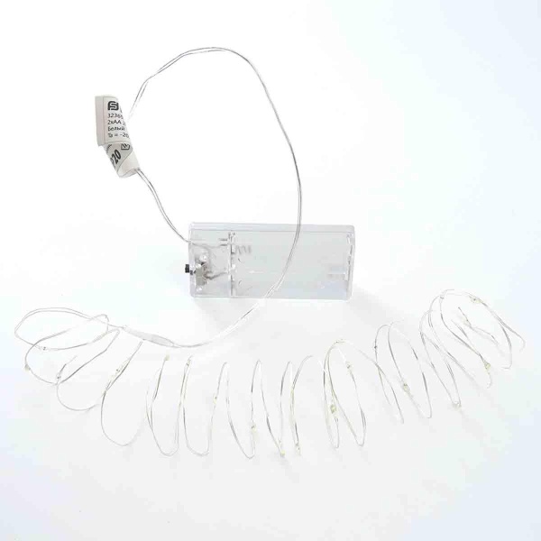 Светодиодная гирлянда Feron Линейная AA 5000K холодный белый без мерцания CL570 32365