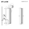 Настенный светодиодный светильник ST Luce Bamboo SL6224.311.01