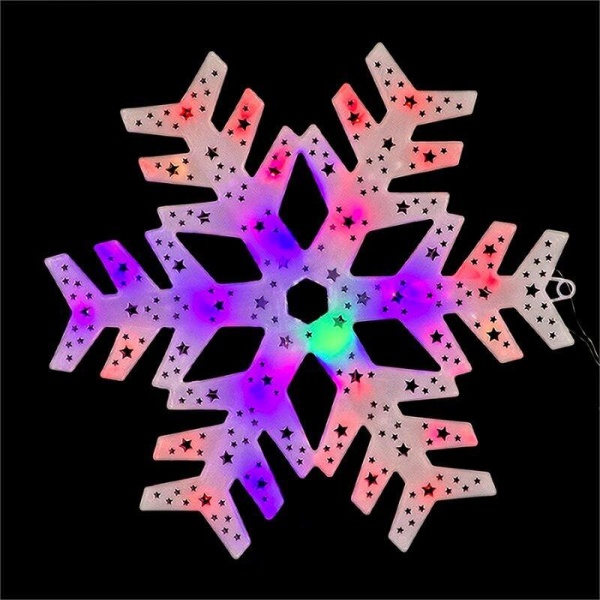 Светодиодная фигура Sneha Снежинка A-264 LED RD//BL, RD/GN " Светодиодная фигура Sneha Снежинка A-264 LED RD//BL, RD/GN "
