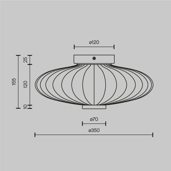 Настенный светодиодный светильник Maytoni Amulet MOD555WL-L4G3K